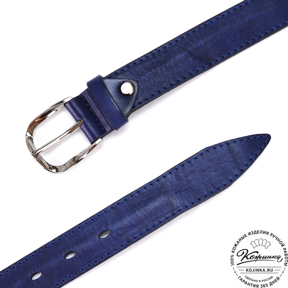 Кожаный ремень "Оникс" (электрик)